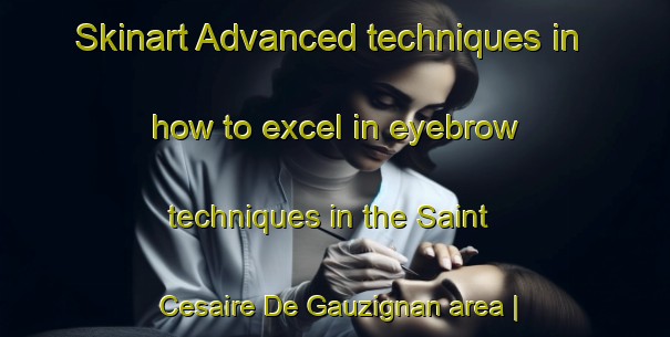 Skinart Advanced techniques in how to excel in eyebrow techniques in the Saint Cesaire De Gauzignan area | EyebrowTraining | EyebrowClasses | SkinartTraining-France